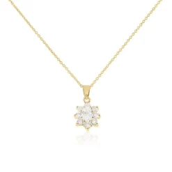 Collier Lisea Plaqué Or Oxydes De Zirconium