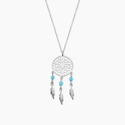 Collier Lou Argent Blanc Oxyde De Zirconium