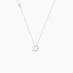 Collier Louise Or Blanc Diamant