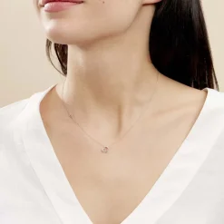 Collier Louise Or Blanc Diamant