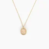 Collier Lueur Coloree Or Jaune