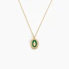 Collier Lueur Coloree Or Jaune