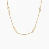 Collier Lueur Plaqué Or Jaune