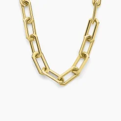 Collier Lyre Acier Jaune