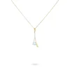 Collier Madli Or Bicolore Topaze