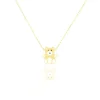 Collier Mae Ourson Or Jaune