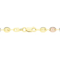 Collier Maille Dami Maille Grain De Cafe Or Tricolore