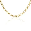 Collier Maille Perry Acier Doré