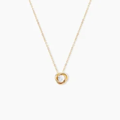 Collier Manjula Or Jaune Oxyde De Zirconium