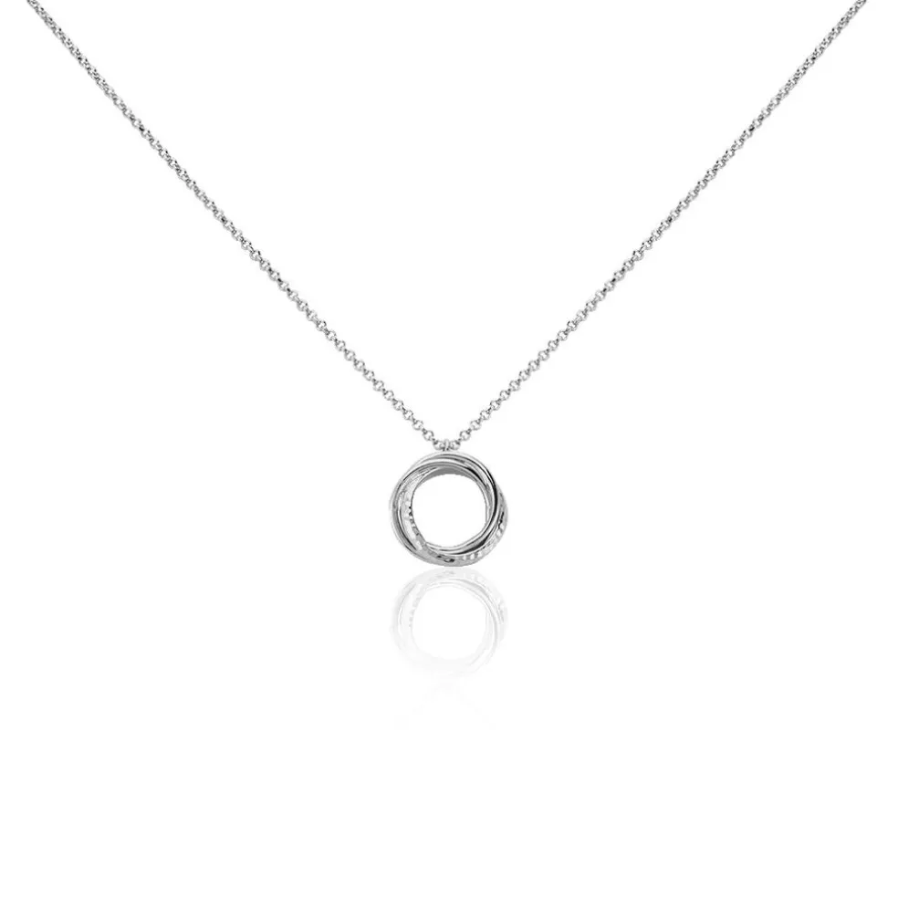 Collier Manon Argent Blanc