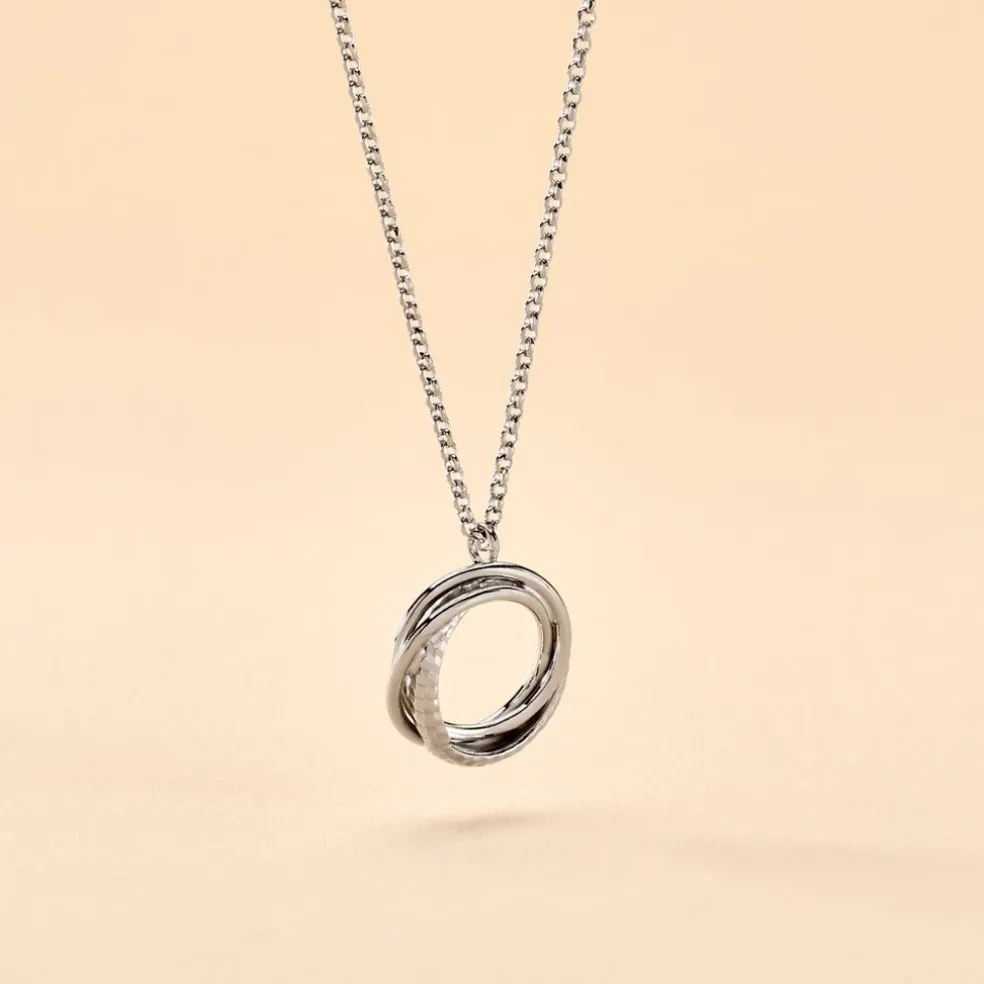 Collier Manon Argent Blanc