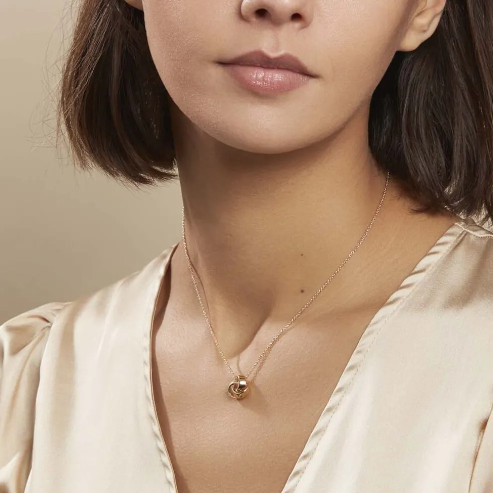 Collier Marcelina Plaqué Or Jaune
