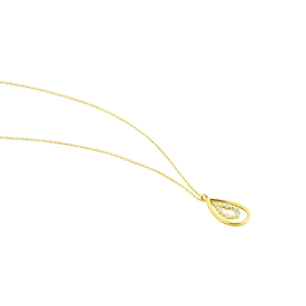 Collier Marganela Or Jaune Diamant