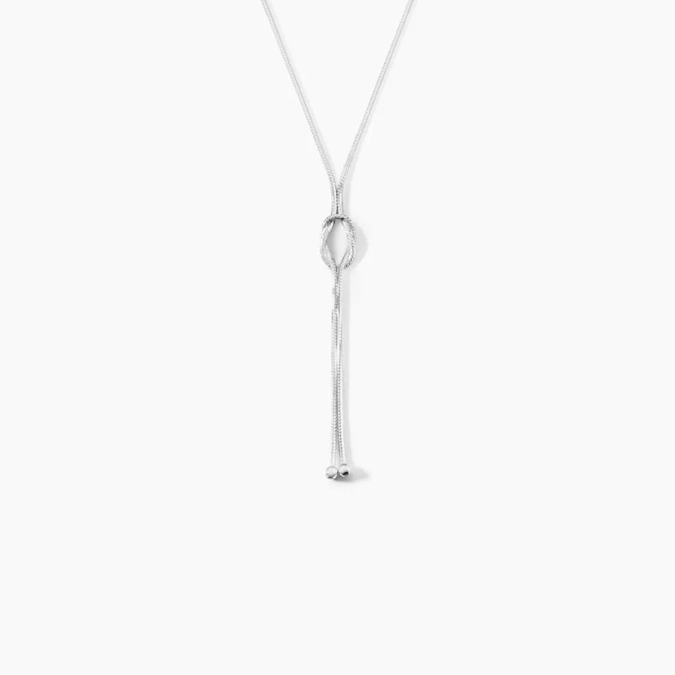 Collier Mariana Argent Blanc