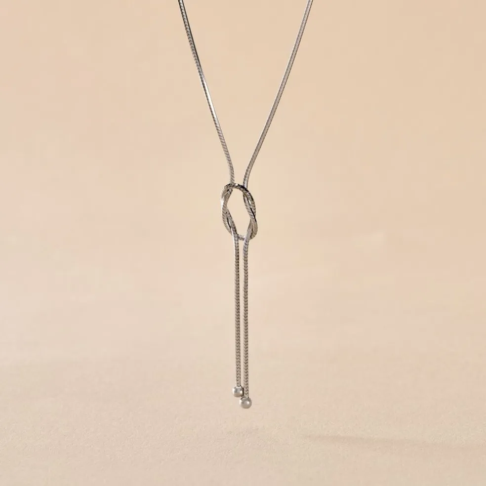 Collier Mariana Argent Blanc