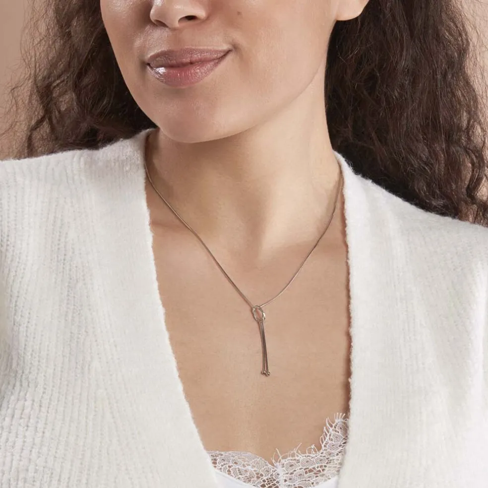 Collier Mariana Argent Blanc