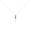 Collier Marina Or Blanc Diamant