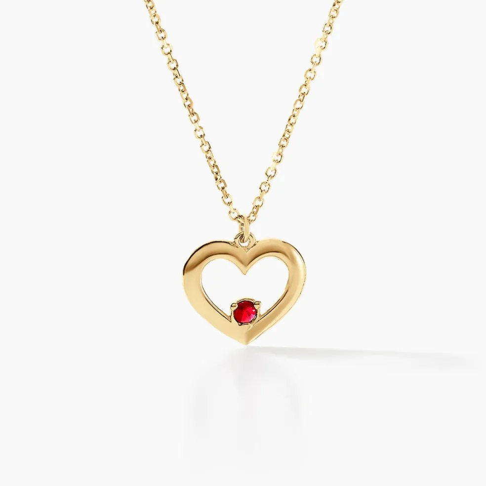 Collier Martella Or Jaune Rubis