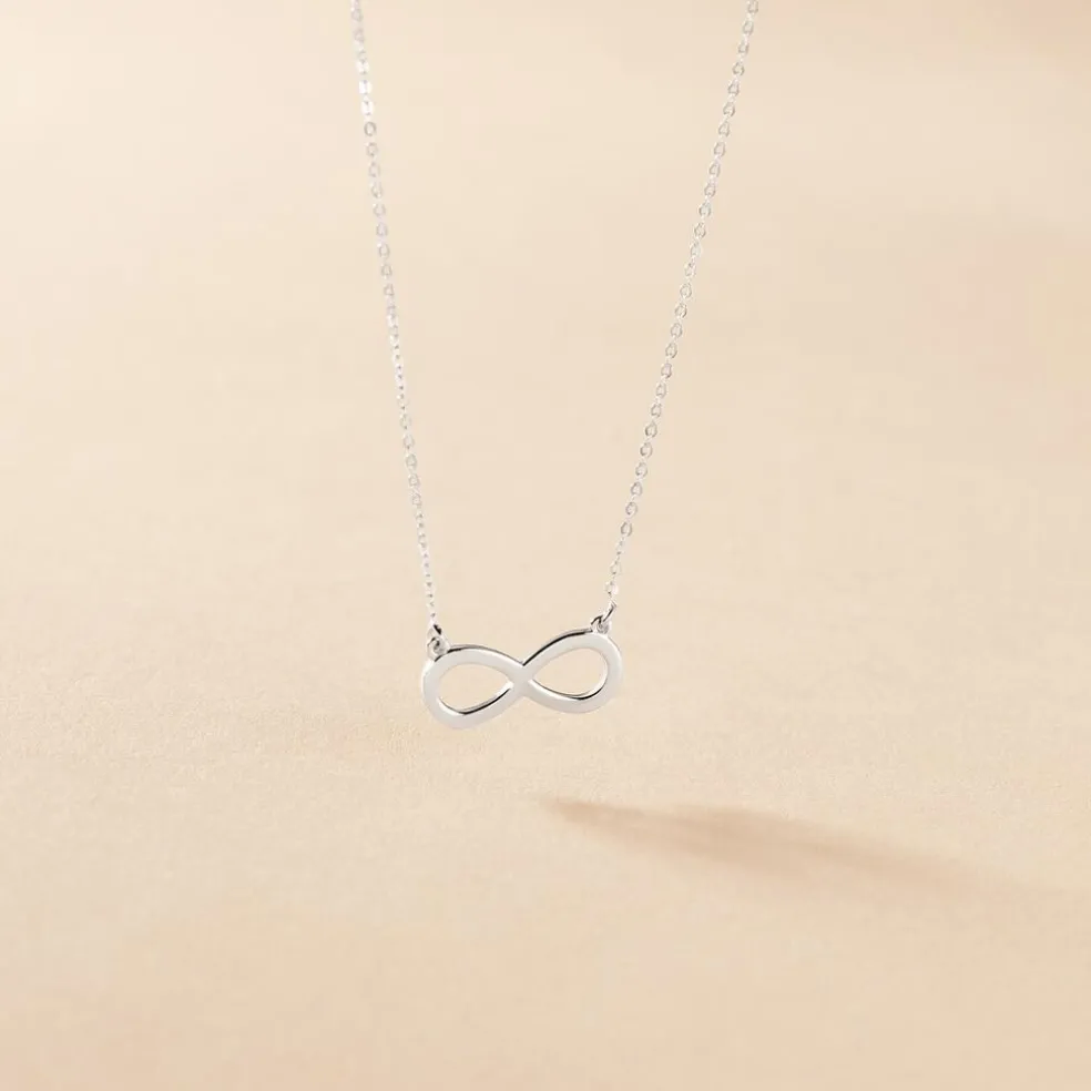 Collier Maryeme Infini Selectra Or Blanc