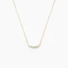 Collier Matleena Or Jaune Diamant Synthétique