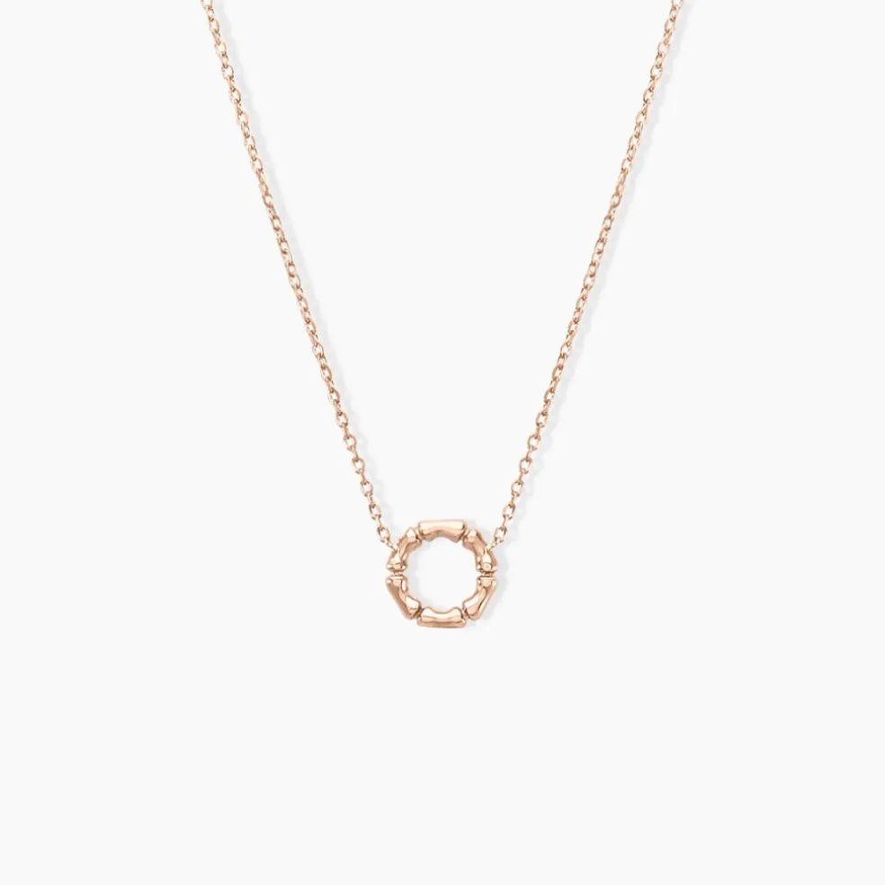Collier May-li Argent Rose