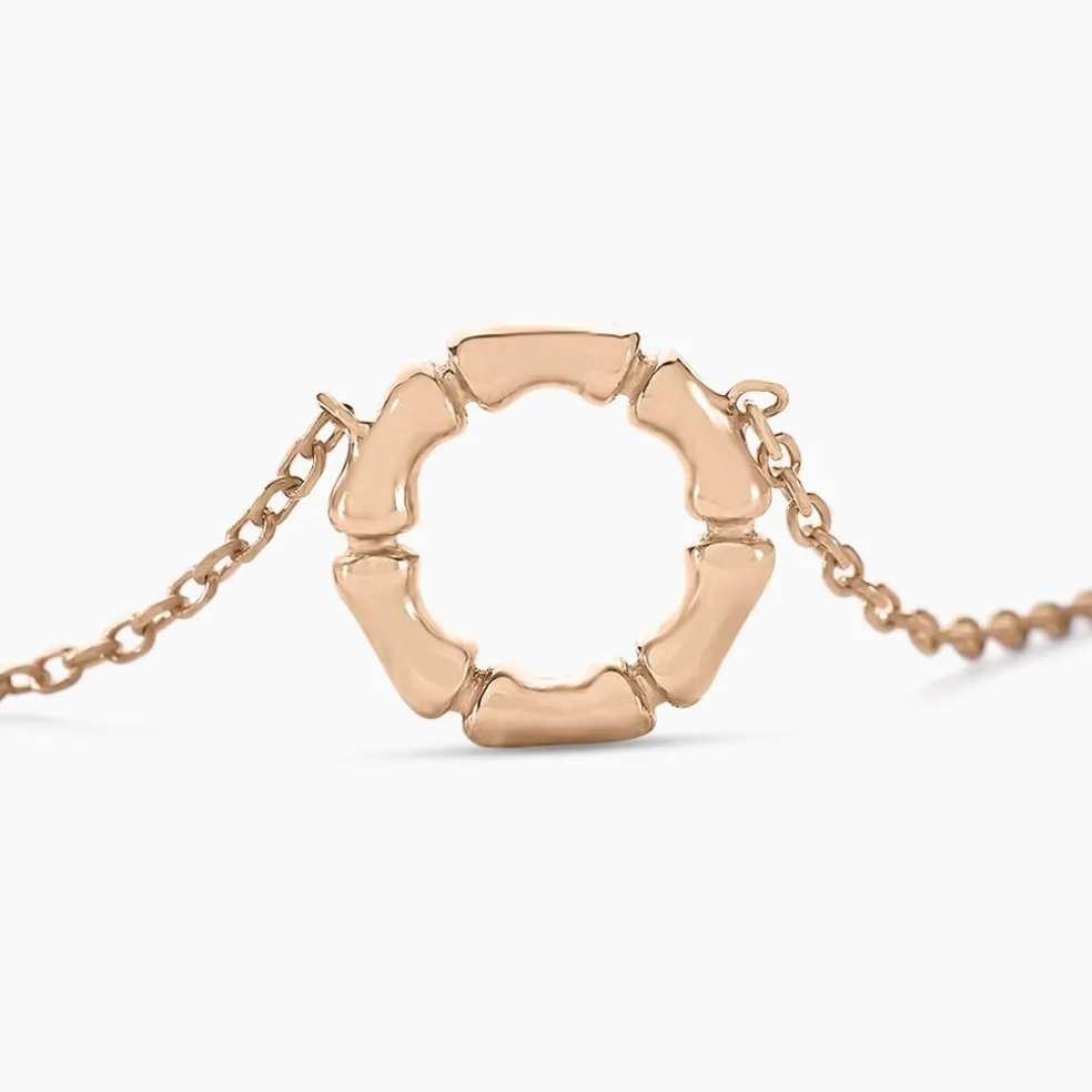 Collier May-li Argent Rose