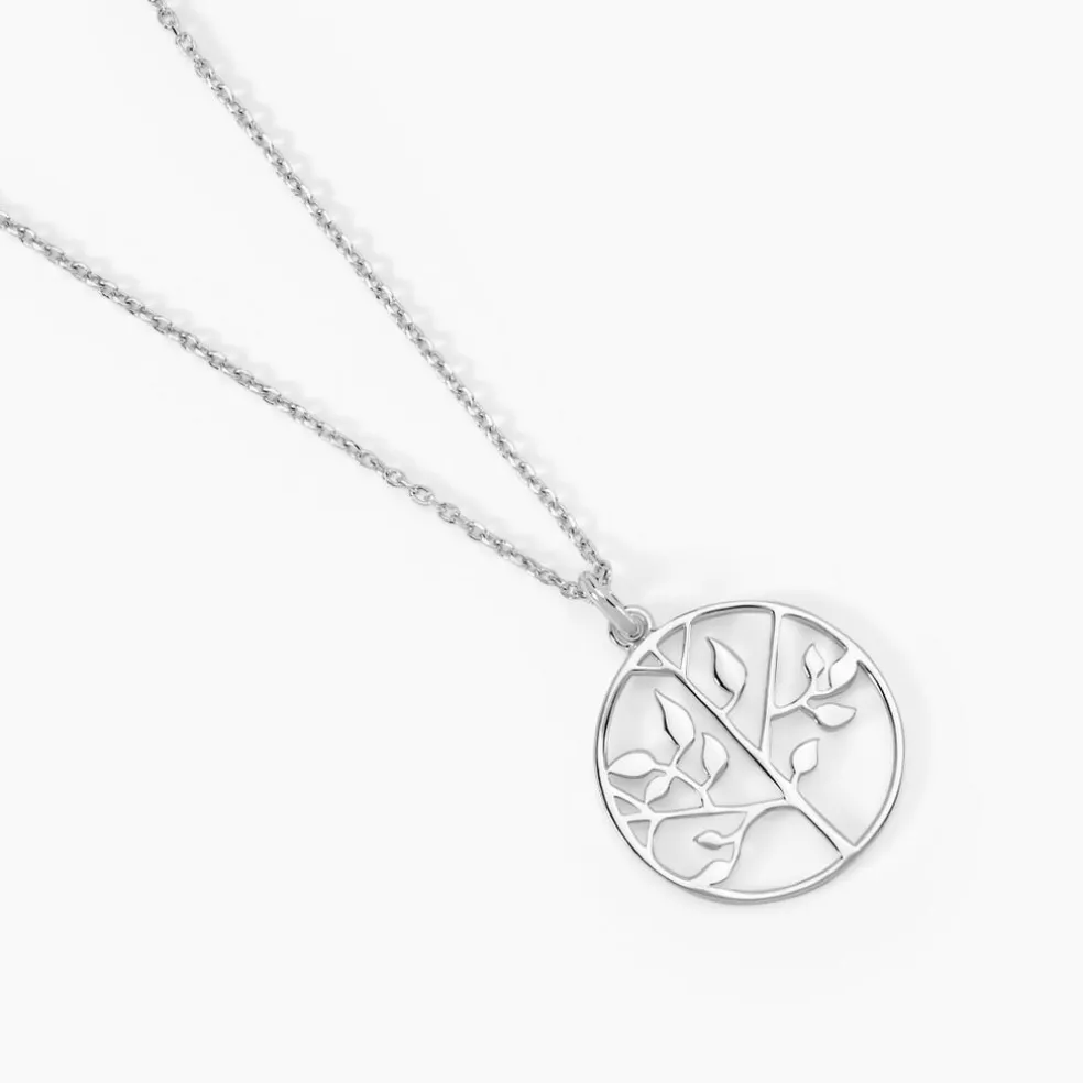 Collier Mely Argent Blanc