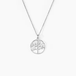 Collier Mely Argent Blanc