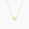 Collier Menel Argent Doré