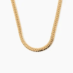 Collier Messaline Plaqué Or Jaune