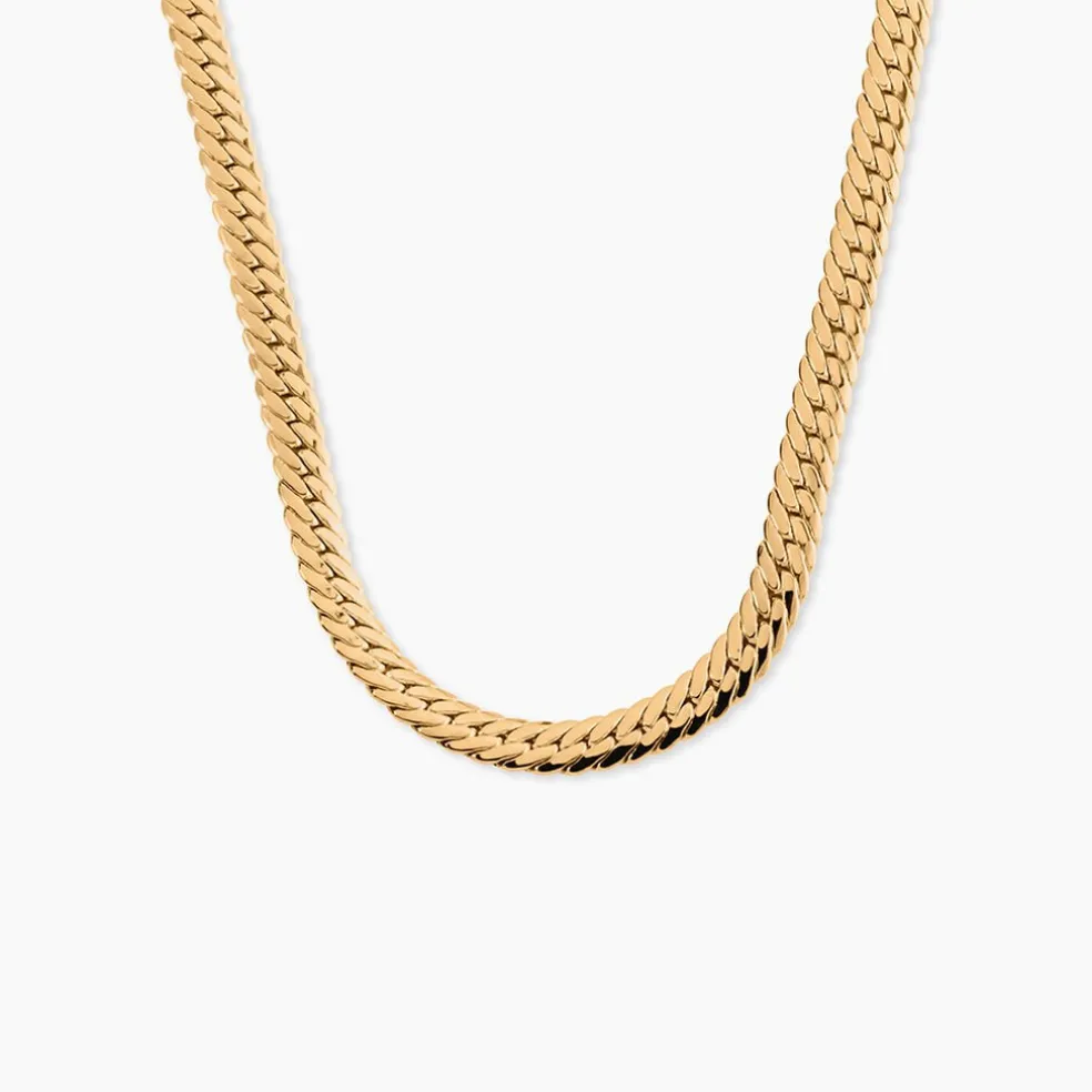 Collier Messaline Plaqué Or Jaune