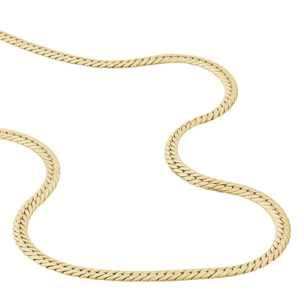 Collier Messaline Plaqué Or Jaune