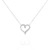 Collier Miliza Argent Blanc Oxyde De Zirconium