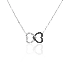 Collier Miranda Or Blanc Diamant