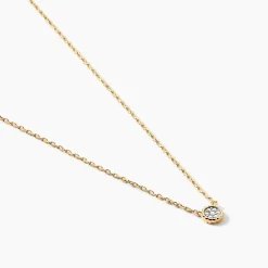 Collier Mon 1er Diamant Or Jaune Diamant
