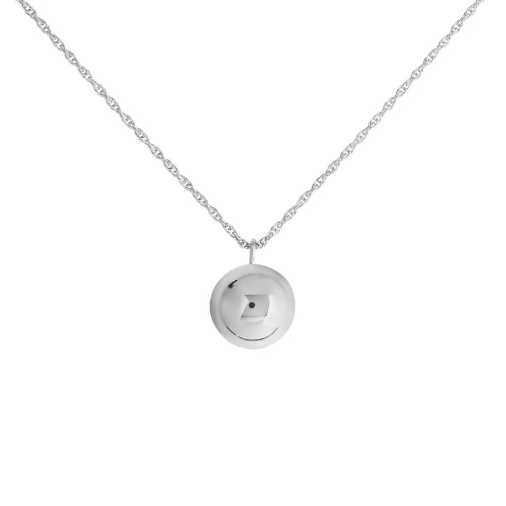 Collier My Bola Acier Blanc