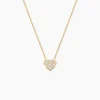 Collier Nafissa Plaque Or Jaune Oxyde De Zirconium