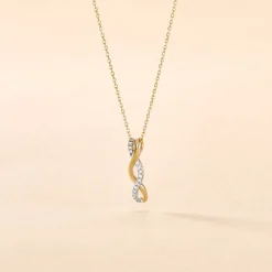 Collier Nucia Or Jaune Diamant