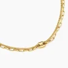 Collier Numah Acier Jaune