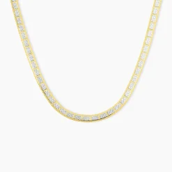 Collier Nuriaae Argent Jaune