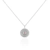 Collier Nyoko Argent Blanc Labradorite