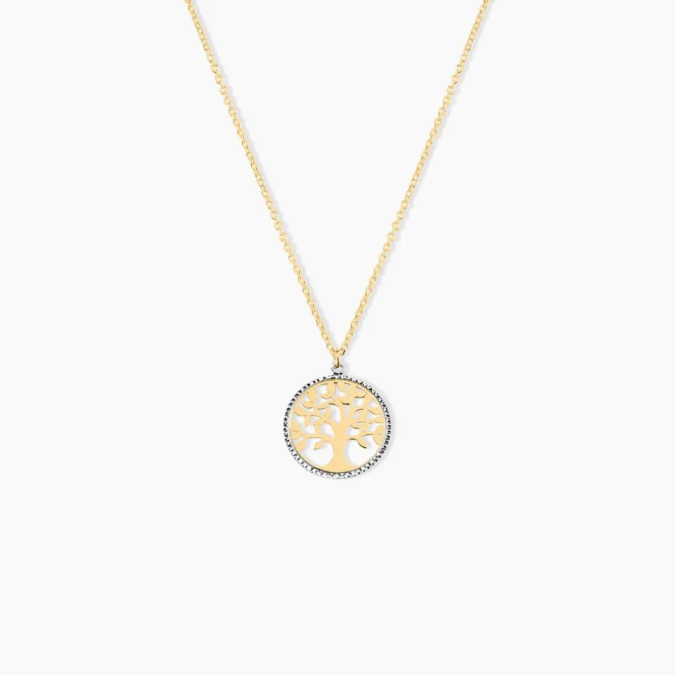 Collier Or Bicolore Solidage