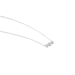 Collier Or Blanc Abital Diamants
