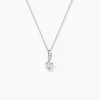 Collier Or Blanc Alethea Diamants Synthétiques