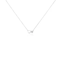 Collier Or Blanc Stacia Diamants