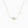 Collier Or Jaune Caetlin Emeraude Diamants