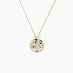 Collier Or Jaune Elsebein Saphirs