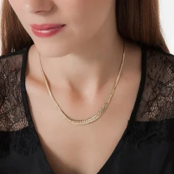 Collier Or Jaune Izel Maille Anglaise