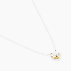 Collier Or Jaune Maiorga Oxyde De Zirconium
