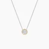 Collier Or Jaune Oxyde De Zirconium